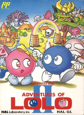 Adventures of Lolo II (Japan) box cover front